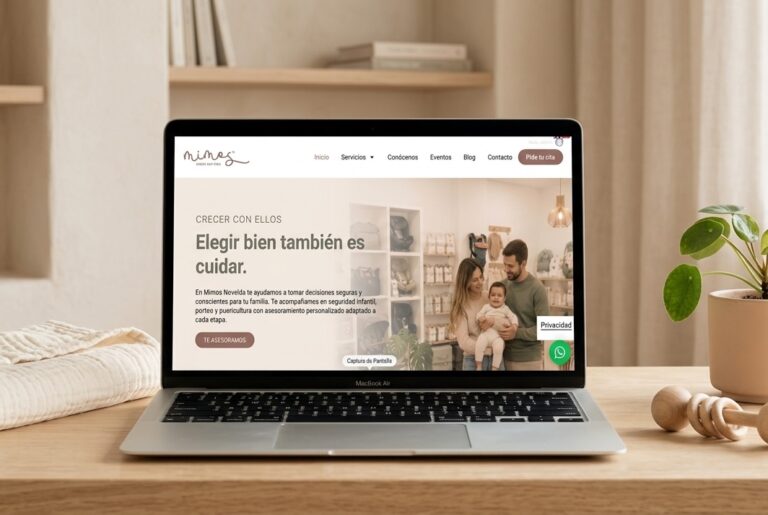¡Estrenamos nueva web en MIMOS! Una ventana a nuestro centro de asesoramiento en Novelda 👶✨